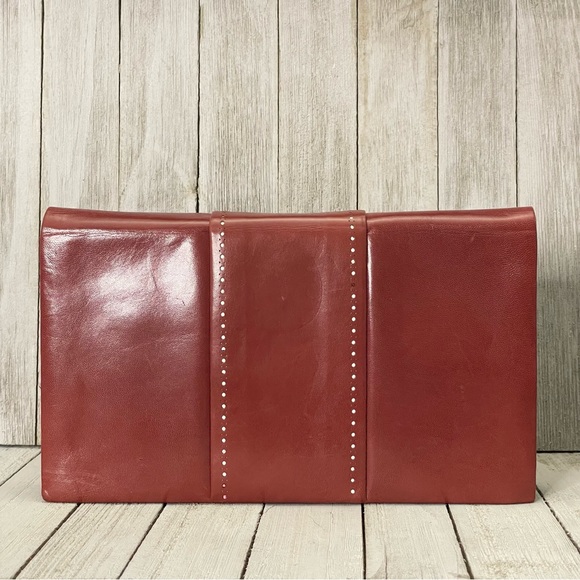 ANDREA PFISTER Italian Leather Convertible Crossbody Clutch - Picture 3 of 9